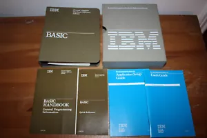 Vtg 1984 IBM Reference Library Basic 3.0 & DOS 3.10 User & Application Guides - Picture 1 of 5