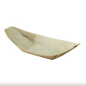 Bamboo Leaf Boat - 4.9 x 2.3" 1000 Pcs/Cs - Picture 1 of 5