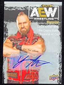 2021 UPPER DECK AEW LANCE ARCHER MAGAZINE AUTO - Picture 1 of 2