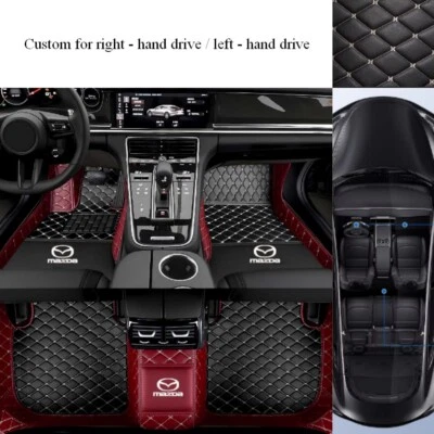 Alfombrillas de coche para Mazda MPV revestimientos automáticos alfombras impermeables revestimientos de lujo personalizados Foto 1 de 4