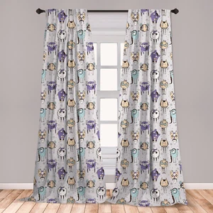 Alien Microfiber Curtains 2 Panel Set Living Room Bedroom in 3 Sizes - Picture 1 of 56