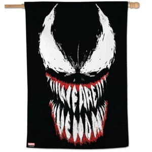 VENOM MARVEL 28"X40" BANNER VERTICAL FLAG NEW WINCRAFT 👀 - Picture 1 of 1
