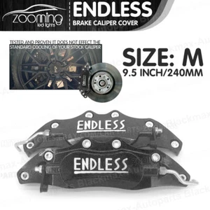 Cubierta pinza de freno universal estilo infinito 2x negra delantera trasera 240 mm LW5 - Imagen 1 de 9