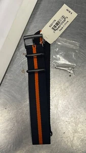 NEW- FOSSIL 22MM ROYAL, COBALT POLYESTER WATCH STRAP,BAND NEW S221178 - Picture 1 of 8