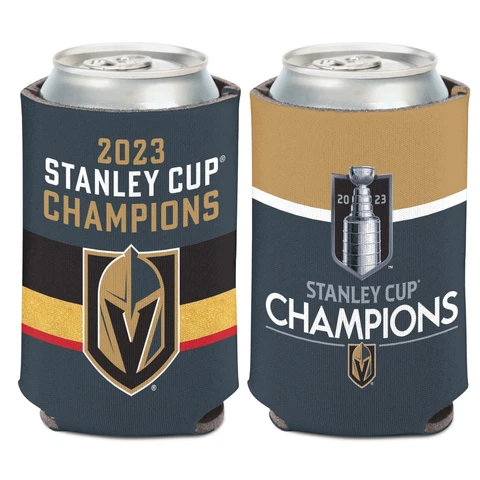 VEGAS GOLDEN KNIGHTS 2023 STANLEY CUP CHAMPIONS CAN COOLER COOZIE HOLDER NHL Cover