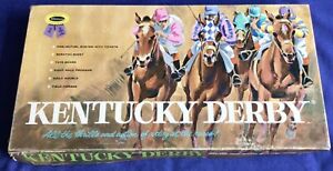 Vintage 1963 Whitman Kentucky Derby Board Game (4823) Complete RARE Horse Racing