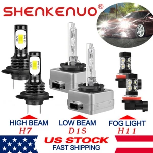 Faro de xenón LED HID + luz antiniebla 6X blanco para Hyundai Genesis 2009-2014 - Imagen 1 de 12