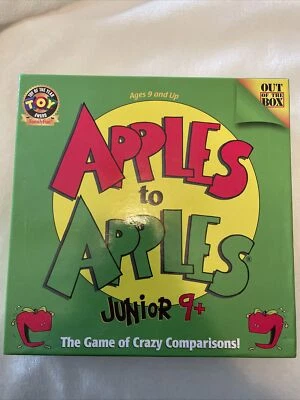 Apples To Apples Junior The Game Of Crazy Comparisons 4 Player Family Game Night - Image 1 of 4