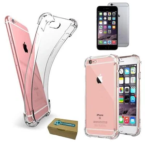 Cover posteriore slim in silicone 0.3 mm per Apple iPhone 6 6g 6s trasparente - Imagen 1 de 4