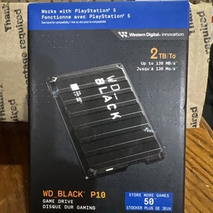 Disque dur de jeu Western Digital WD noir P10 2 To pour PS5 - Photo 1/8