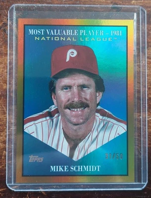 25 Topps Chrome Phillie Sluggers, Mike Schmidt, Jim Thome, Kyle Schwarber Foto 1 de 3