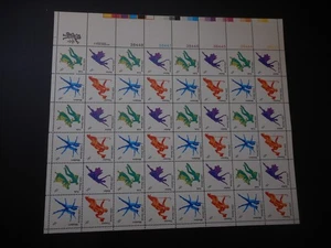 Scott 1749-52, 13 centavos, danza americana, hoja - Imagen 1 de 2