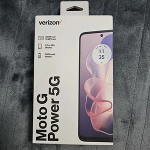 Verizon Motorola Moto G Power 2024 5G 128GB MOTXT2415VPP 8GB RAM Prepaid Phone - Picture 1 of 5
