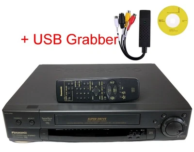 PANASONIC NV-HD660 VHS Recorder S-VHS Wiedergabe,  PAL-NTSC, + USB Grabber - Bild 1 von 4