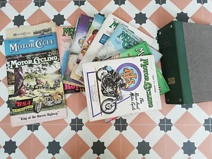 9 Motorrad Zeitschriften 50er Jahre I.O.M TT erste zweite Nummern + 3 andere + Binder - Bild 1 von 24