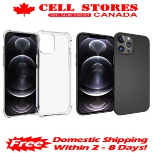 Coque fine et souple en silicone TPU pour iPhone 16e 16 15 14 13 Mini Pro Max - Photo 1 sur 4