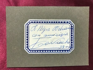 Original Autogramm FRANCO CAVICCHI (†2018) - Boxer - Europameister 50/60er Jahre - Bild 1 von 1