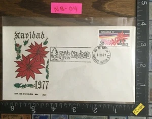MEXICO, CHRISTMAS - NAVIDAD 1977 FDC, STAMP SCOTT#1159, VG CONDITION #NB-04 - Picture 1 of 2