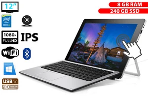taktil 2w1 HP ELITE x2 1012 G1 m5-6Y57 8GB/240GB SSD LTE IPS Win 10 - Bild 1 von 8