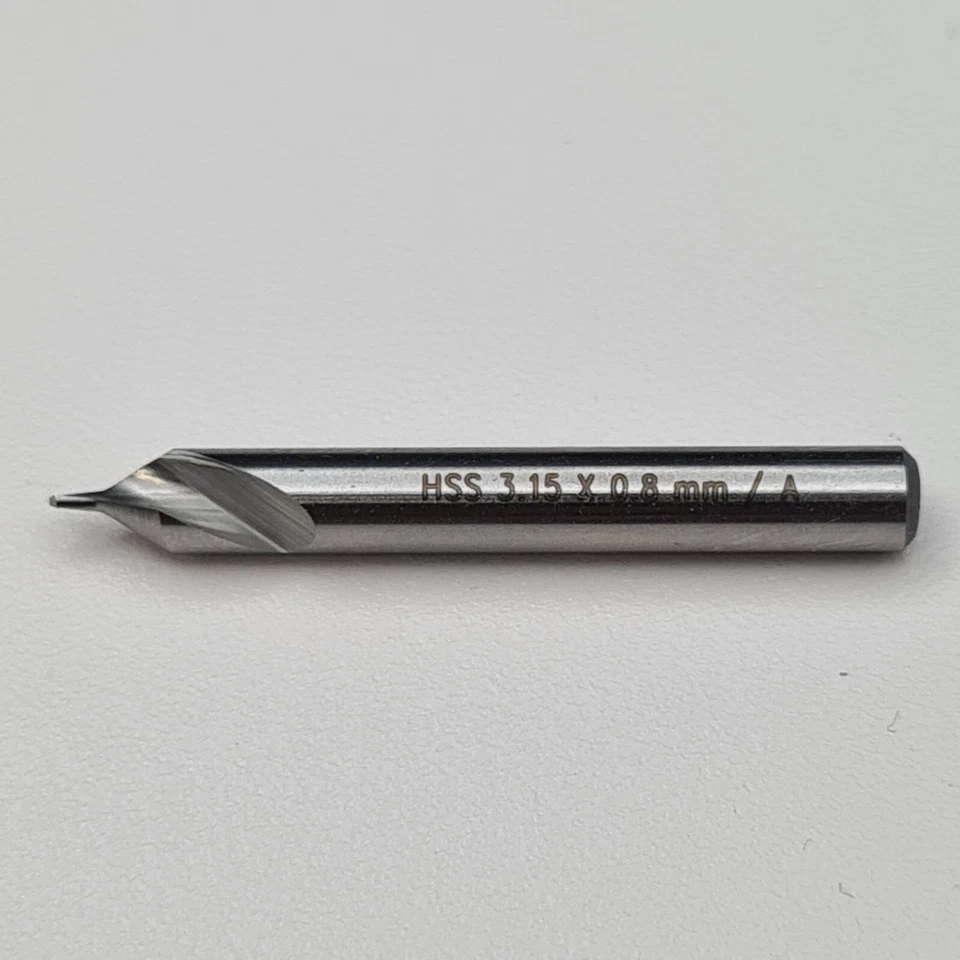 DNI-WERKZEUGE 0,8 mm Zentrierbohrer für Metall Anbohrer Bohrer Zentrierer HSS Form A