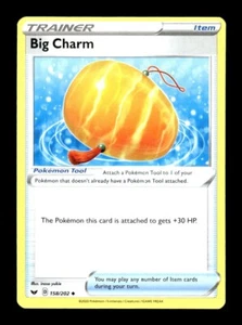 Pokemon Sword & Shield Base Set BIG CHARM 158/202 - Picture 1 of 1