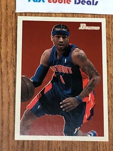 BOWMAN NBA BASKETBALL 2009 ALLEN IVERSON CARD # 22 DENVER NUGGETS EXCELLENT - Picture 1 of 2