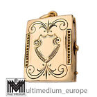 Biedermeier Doubl&#233; Onyx Medaillon Anh&#228;nger Antik locket pendant