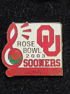 2003 Tournament Of Roses Parade Marching Band University Oklahoma Sooners Rose B - Picture 1 of 3