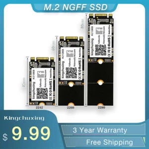 Kingchuxing 512G 1TB 2TB M.2 NGFF SSD 2280 2242 2260 SATA Solid State Hard Drive - Picture 1 of 10