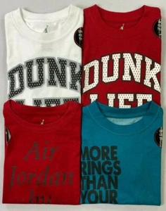 Boy's Little Youth Nike Jordan Dri-Fit Cotton Tee T-Shirt - Picture 1 of 5