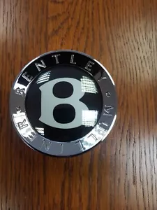 BENTLEY MULLINER SELF LEVELLING CONTINENTAL GT WHEEL CENTRE HUB CAP BADGES - Picture 1 of 3