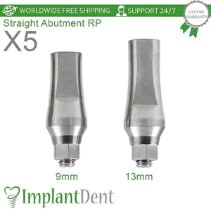 5x Straight Abut Dental Prosthetic RP Conical Connection Hex System 2.65mm - Picture 1 of 3