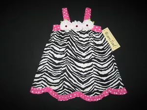 NUEVO "ZEBRA DAISY GEM" Vestir Ropa Chicas 3T Primavera Verano Ediciones Raros 1 pc - Imagen 1 de 1