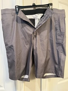 George Shorts Mens 38 Gray Tech Cargo Zip Pockets Mid Rise Relaxed Outdoors - Imagen 1 de 5