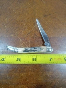 New 2008 Colt CT250 Folding Knife Black Stag No Box Discontinued Read Ships Fast - Picture 1 of 12