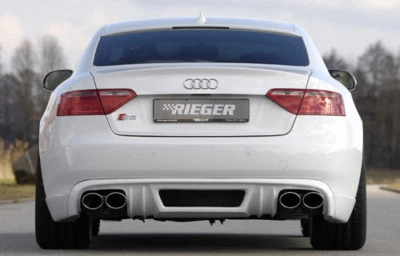 Alerón Delantal Trasero AUDI A5 B8 2008-12 Marca Rieger OEM Versión Pre-Facelift Foto 1 de 2