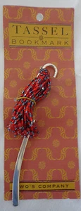 TASSEL BOOKMARK 5458 Two's Company BEAUTIFUL & FUNCTIONAL ! - Picture 1 of 2
