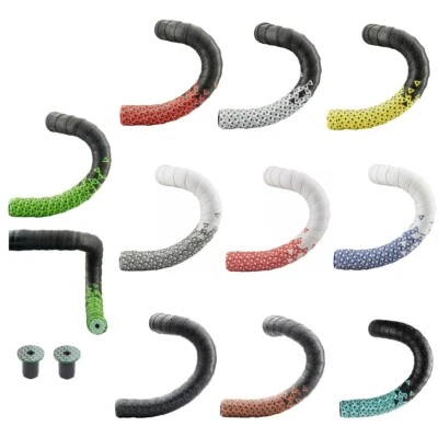 Deda Elementi Loop road bicycle handlebar bar tape rolls with alu bar end plugs - Image 1 of 4