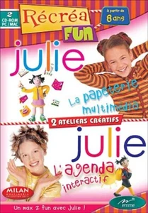 JULIE : LA PAPETERIE MULTIMEDIA + L'AGENDA INTERACTIF / 2 LOGICIELS PC & MAC VF - Photo 1/1