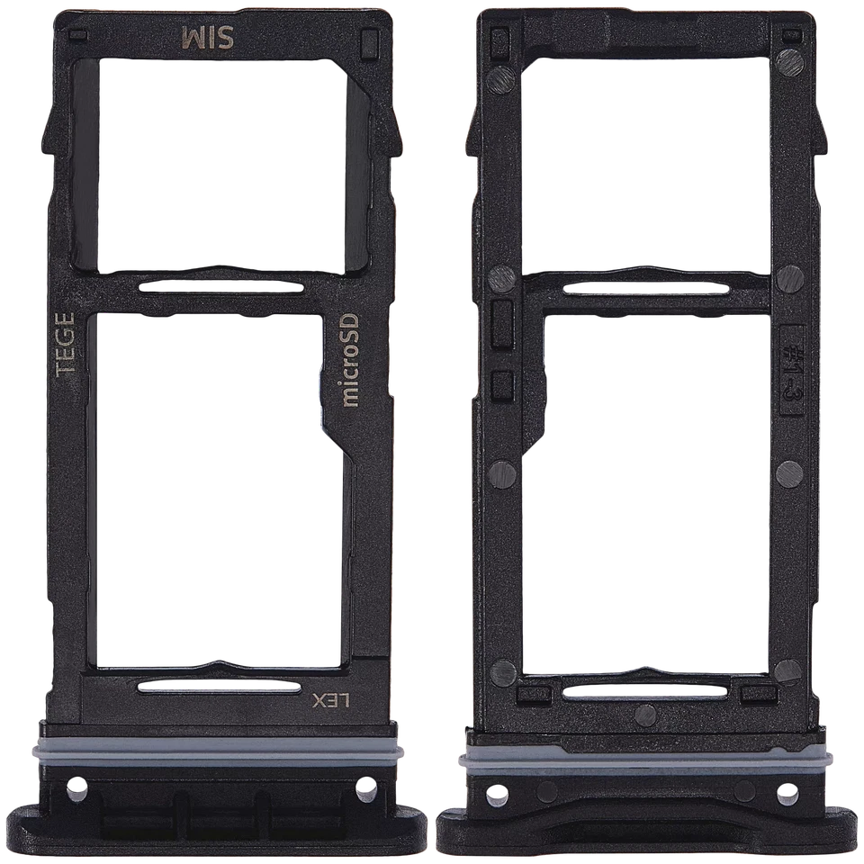 Sim Card Tray For Samsung Galaxy Tab Active 3 8.0" (T570 / T575) (Black) — 第 1/4 张图片