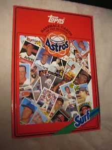 1987 Topps Surf Detergent Houston Astros Baseball Card Book - Imagen 1 de 6