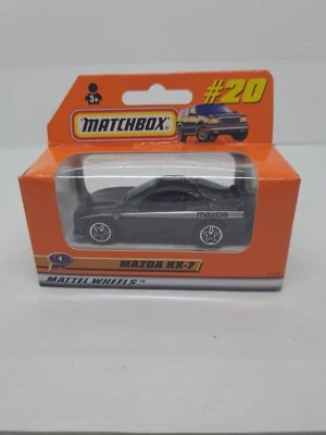 VINTAGE Matchbox Superfast MB #20 Mazda RX-7 Black 1998 New In Box 37176 Diecast - Image 1 of 4