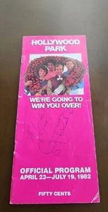 Vintage 1981 Hollywood Park Horse Racing Preakness Affirmed Spectacular Bid - Picture 1 of 6