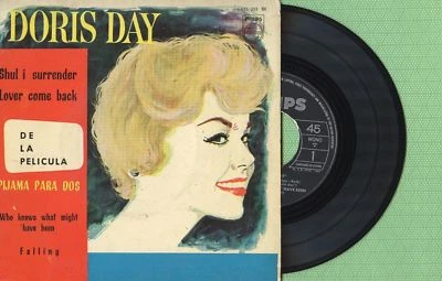 DORIS DAY / Pijama Para Dos / Love PHILIPS 435 255 BE Press Spain 1962 EP EX - Image 1 of 4