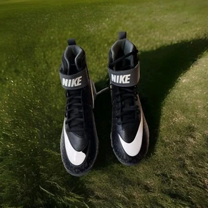 Botines de fútbol Nike Savage Shark negros grises flexión rápida 880109-002 talla 11 con caja - Imagen 1 de 13