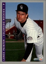 1993 Fleer Final Edition Baseball Card #38 Lance Painter Rookie