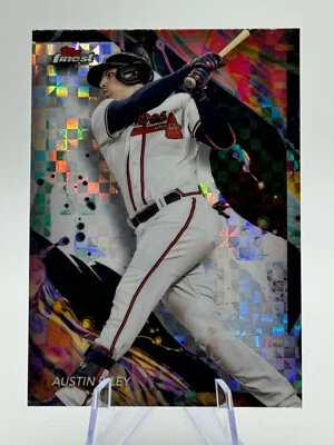 2024 Topps Finest #146 AUSTIN RILEY | Uncommon Checkerboard Refractor - Image 1 of 2