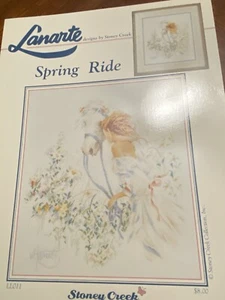 Lanarte Stoney Creek Cross Stitch Pattern, "Spring Ride", New - Picture 1 of 2