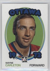 2009-10 ITG 1972 The Year in Hockey Blank Back Wayne Carleton #129