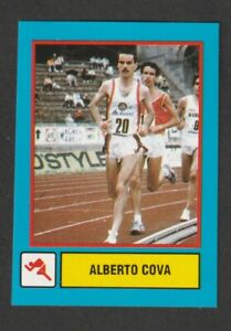 FIGURINA STICKERS VALLARDI FINA 1988 SUPERCAMPIONI ATHLETICS ALBERTO COVA